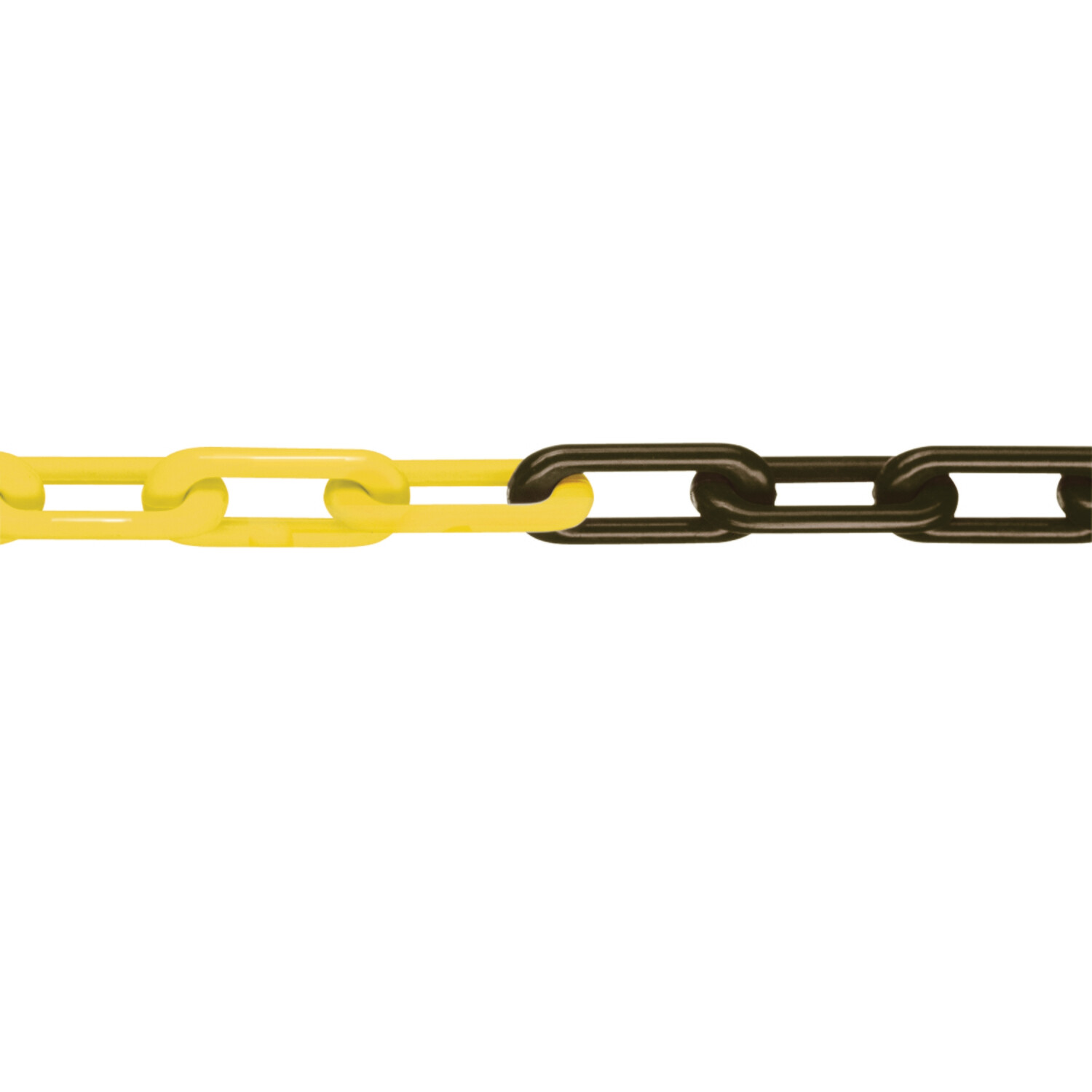 MNK klasse 6 afzetkettingen nylon 1 bundel 50m, geel/zwart